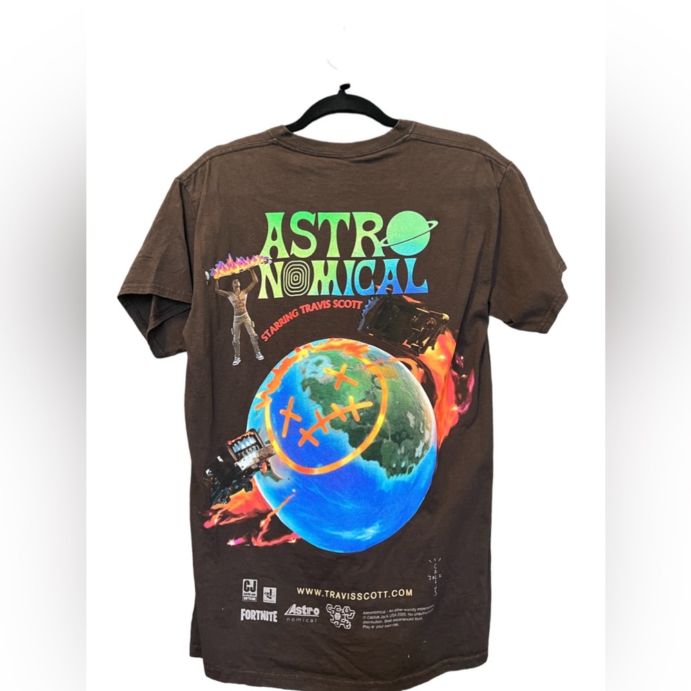 Cactus Jack Travis The Scotts Sicko Event Astronomical Tshirt Unisex Small